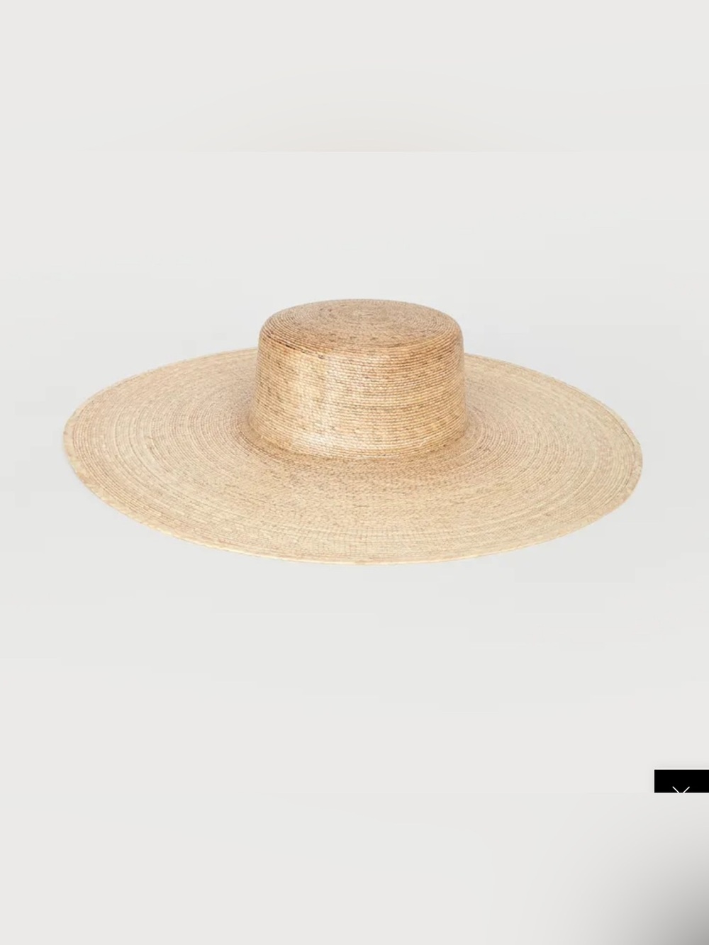 Lack Of Color Palma ultra Wide Brimmed boater Straw Hat - Natural Tan